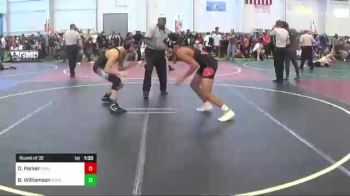 132 lbs Round Of 32 - Octavius Parker, Carlsbad Legacy vs Brock Williamson, Ford Dynasty WC