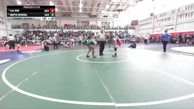 115 lbs Champ. Round 2 - Lai Wei, American vs Ibeth Rivera, Casa Grande