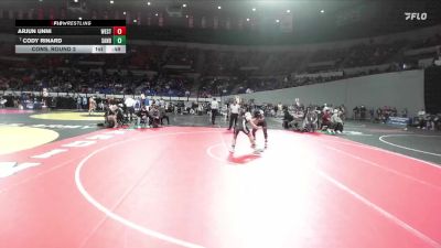 6A Boys 144 lbs Cons. Round 2 - Arjun Unni, Westview Boys vs Cody Rinard, Sandy Boys