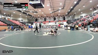 115 lbs Consi Of 4 - Hadley Bryan, Poteau High School Girls vs Izabella Maturino, Broken Arrow Girls HS