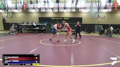 182 lbs Cons. Round 1 - Ty Halverson, Iowa vs Cohan Torres, Iowa