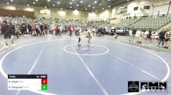 114 lbs Final - Ryder Geyer, Roseburg May Club vs Archer Ferguson, Cornerstone