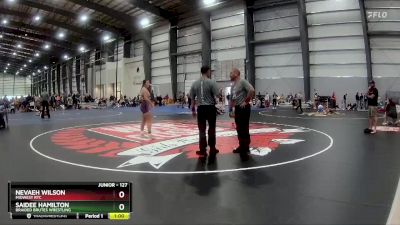 127 lbs Round 1 - Nevaeh Wilson, Midwest RTC vs Saidee Hamilton, Braided Brutes Wrestling