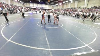 144 lbs Quarterfinal - Caleb Quintana, Alamosa vs Delano Black, Stout Wrestling Academy