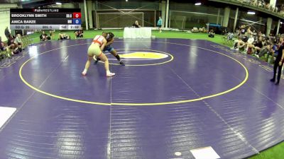 115 lbs Brooklynn Smith, South Dakota Gold vs Anica Barze, Minnesota