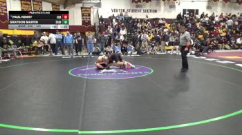 126 lbs Champ. Round 3 - Paul Kenny, Christian Brothers Academy vs Graydon Martin, Staunton River