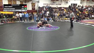 126 lbs Champ. Round 3 - Paul Kenny, Christian Brothers Academy vs Graydon Martin, Staunton River