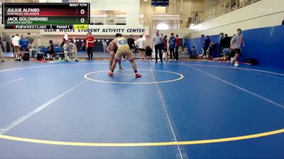 165 lbs Cons. Semi - Jack Golowenski, Ouachita Baptist vs Julius Alfaro, Northeast Oklahoma