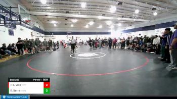 120 lbs Cons. Round 3 - Emmanuel Vela, Toppenish vs Eliuth Serra, Connell