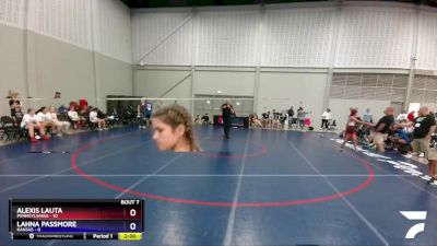 105 lbs Round 3 (6 Team) - Alexis Lauta, Pennsylvania vs Lahna Passmore, Kansas