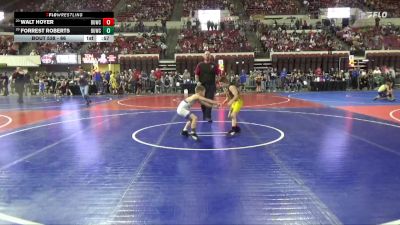 66 lbs Champ. Round 2 - Walt Hoyer, Belt Little Guy vs Forrest Roberts, Buzzsaw Wrestling Club
