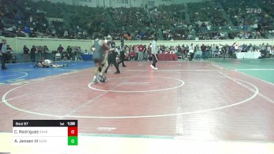 113 lbs Round Of 32 - Caden Rodriguez, Sand Springs vs Andrew Jensen III, Glenpool