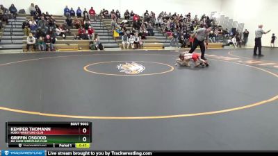 B-1 lbs Quarterfinal - Kemper Thomann, Husky Wrestling Club vs Griffin Osgood, Big Game Wrestling Club