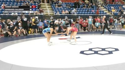 100 lbs Champ. Rd Of 64 - Kimber Drenon, Missouri vs Esperanza Gallegos, New Mexico