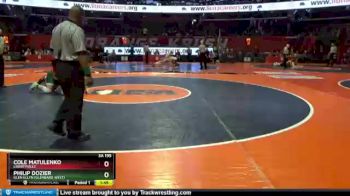 3 lbs Cons. Round 1 - Cole Matulenko, Libertyville vs Philip Dozier, Glen Ellyn (Glenbard West)