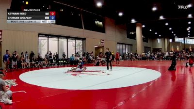 100+110 Round 1 - Charlee Wolfley, White Buffalo Wrestling vs Keyhani Reed, MatClash