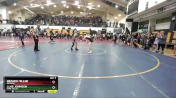 125 lbs Semifinal - Draken Miller, Meridian vs Luke Johnson, Sage Valley