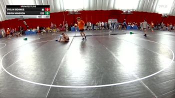 132 lbs Round 2 (8 Team) - Dylan Behnke, Marathon vs Devin Winston, Franklin Central Flashes B