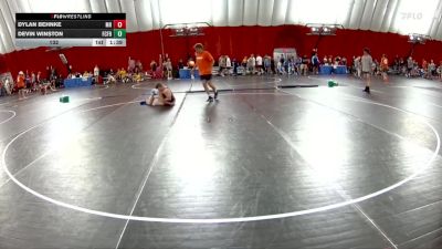 132 lbs Round 2 (8 Team) - Dylan Behnke, Marathon vs Devin Winston, Franklin Central Flashes B