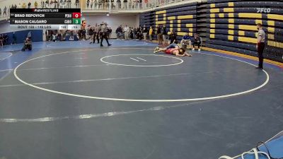 145 lbs Consy 1 - Brad Repovich, Penn Hills vs Mason Calgaro, Canon-McMillan