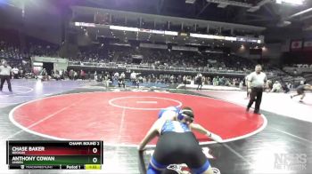 220 lbs Champ. Round 2 - Anthony Cowan, Linden vs Chase Baker, Rocklin