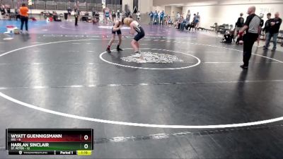 115 lbs Finals (8 Team) - Harlan Sinclair, St. Peter vs Wyatt Guennigsmann, GSL