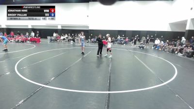 106 lbs Jonathan Hine, Team Wyoming White vs Brody Pallan, Team Texas