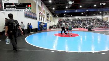 125 Girls Quarterfinal - Alyssa Jones, Poway vs Brianna Tapia, Calexico