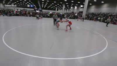 155 lbs Champ. Rd Of 32 - Sarah Eddy, Top Of The Rock Wrestling Club vs London Rolen, FM Wrestling Club