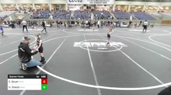 46 lbs Quarterfinal - Elizabeth Boyer, Rezults Wrestling vs Holden Shedd, Randall WC