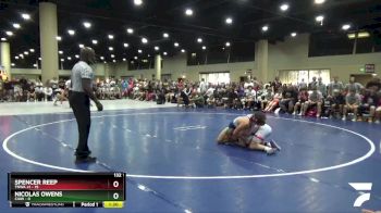 132 lbs Round 1 (32 Team) - Spencer Reep, TNWA #1 vs Nicolas Owens, CIAW