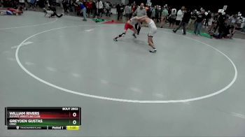 150 lbs Cons. Round 2 - Greyden Gustas, CRWC vs William Rivers, Elevate Wrestling Club