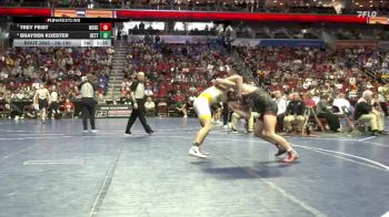 3A-190 lbs Cons. Semi - Brayden Koester, Bettendorf vs Trey Feist, North Scott