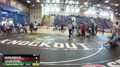 175 lbs Quarterfinal - Connor Bonney, Miami Palmetto High School vs Julian Gonzales, North Fort Myers High School