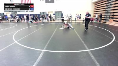 88 lbs Cons. Round 3 - David March, IA vs Donovan Johnson, IL