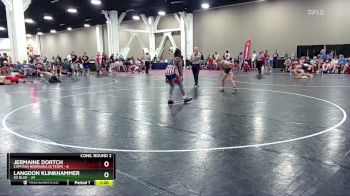 138 lbs Semis & Wb (16 Team) - Langdon Klinkhammer, SD Blue vs Jermaine Dortch, Capitian Nebraska (A Team)