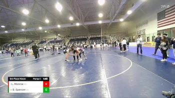 126 lbs 5th Place Match - Lane Monroe, Millard vs Brayden Spencer, Canyon View