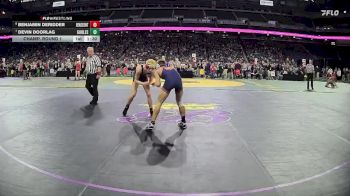 D4-126 lbs Champ. Round 1 - Devin Doorlag, Gobles vs Benjamin Deridder, Benzie Central