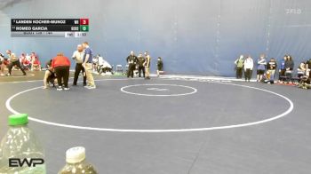 144 lbs Quarterfinal - Landen Kocher-Munoz, Washburn Rural vs Romeo Garcia, Garden City