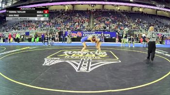 Girls-100 lbs Cons. Round 2 - Tierra Taylor, Oa Carlson Hs Girls vs Ava Pike, Manistee Hs Girls