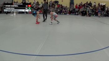 65 lbs Champ. Round 2 - Ryker Campbell, CrassTrained:Weigh In Club vs Calvin Doll, Pinnacle Wrestling Club