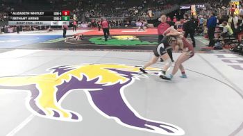 Cons. Semi - Alizabeth Whitley, Lyons-Decatur Northeast vs Bethany Arens, Crofton/Bloomfield