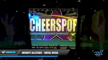 Infinity Allstars - Royal Divas [2021 L3 Junior - Small - A Day 2] 2021 CHEERSPORT National Cheerleading Championship
