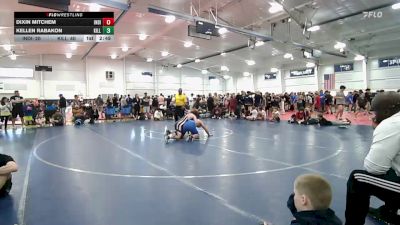 160 lbs Semifinal - Dixin Mitchem, Indiana Outlaws-MS vs Kellen Rabakon, Killer Elite 1-MS