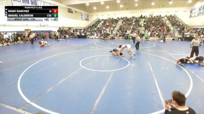 138 lbs Champ. Round 1 - Noah Sanchez, Victor Villians vs Miguel Calderon, El Toro High School