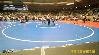 120 lbs Round Of 16 - Zailey Lozano, Valley Elite Wrestling vs Lennox Gebara, Greater Heights Wrestling