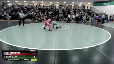 120 lbs Semifinal - Kayden Eller, Flat Earth Wrestling vs Rudy Rodriguez, GI Grapplers