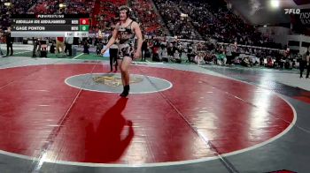 6A 215 lbs Quarterfinal - Gage Ponton, Mountain View vs Abdullah Joe Abdulhameed, Meridian