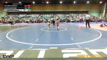 47 lbs Quarterfinal - Livi-Ana Pacheco, Duran Elite vs Jayzie Whitford, TEAM PRIDE ACADEMY