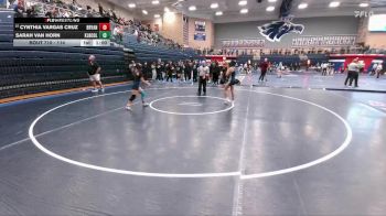 114 lbs Cons. Round 2 - Cynthia Vargas Cruz, Bryan vs Sarah Van Horn, Klein Collins